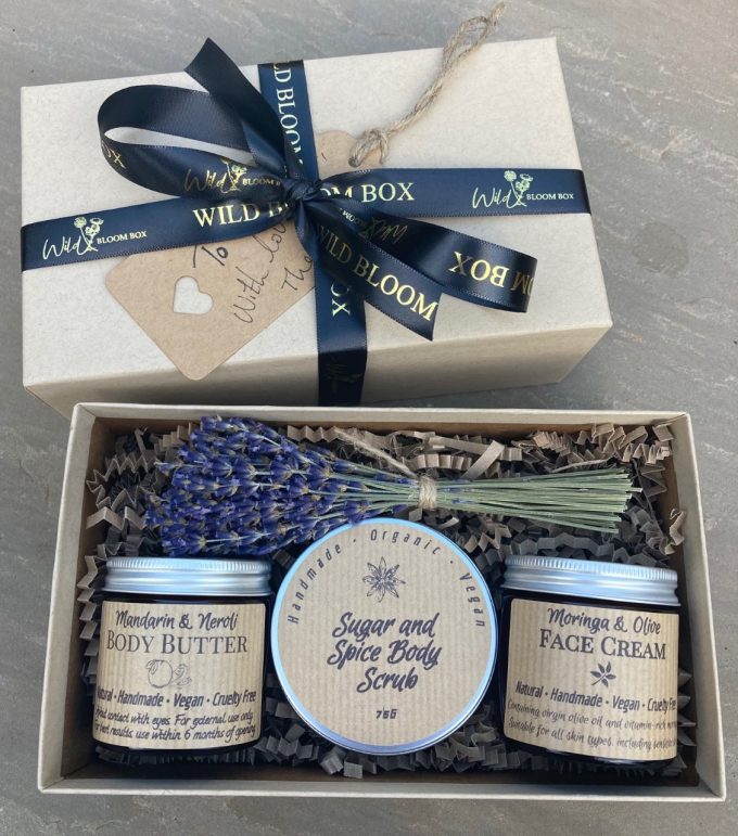 Amber Glass Skincare Trio in Gift Box