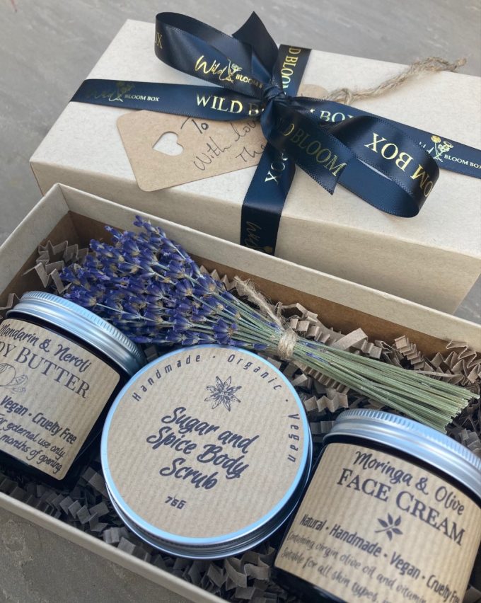 Amber Glass Skincare Trio in Gift Box