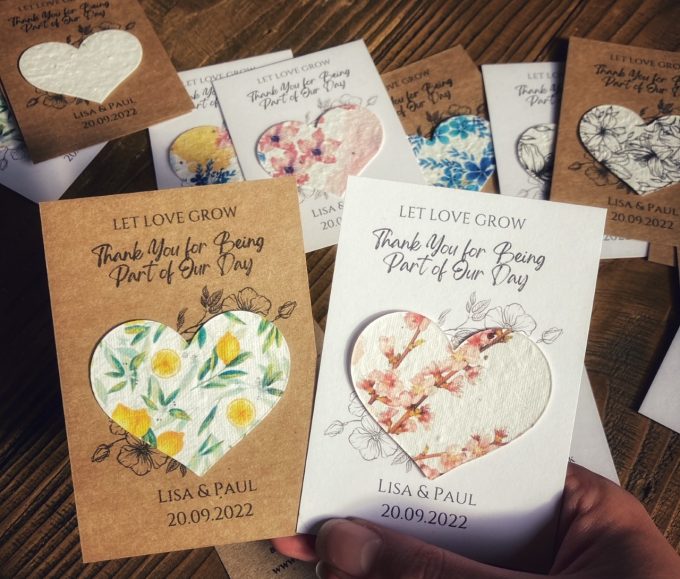Eco Plantable Wedding Favours (Pack of 5)