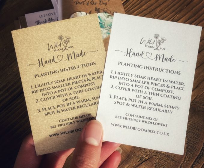 Eco Plantable Wedding Favours (Pack of 5)