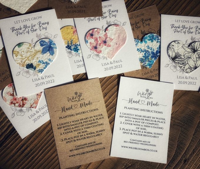 Eco Plantable Wedding Favours (Pack of 5)