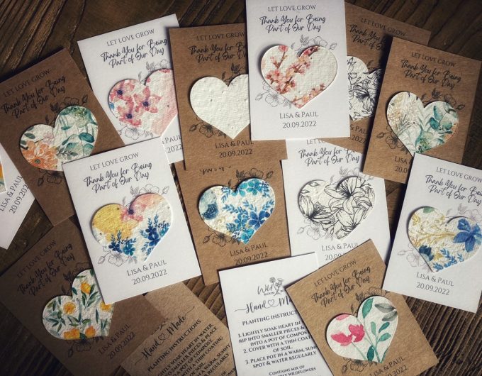 Eco Plantable Wedding Favours (Pack of 5)