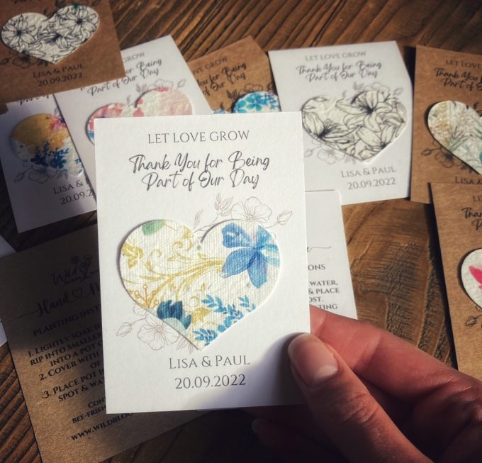 Eco Plantable Wedding Favours (Pack of 5)