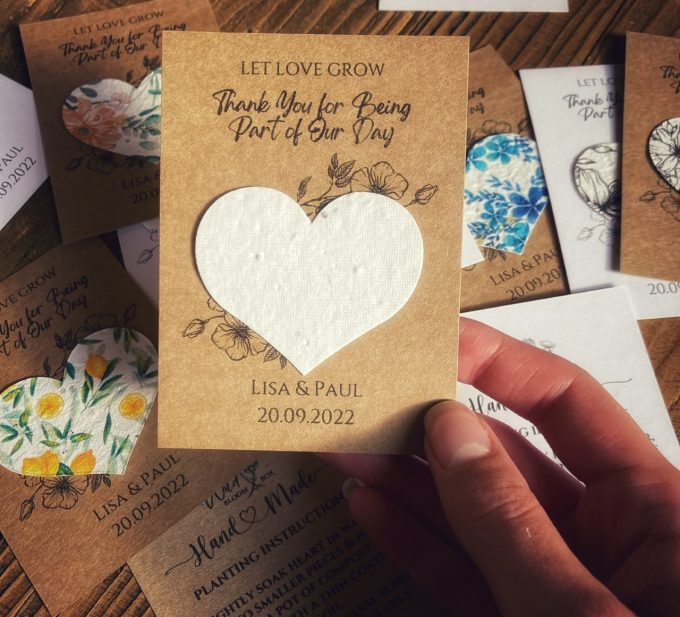 Eco Plantable Wedding Favours (Pack of 5)