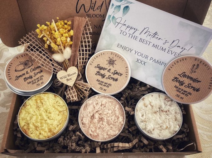 Trio of Body Scrubs Hamper