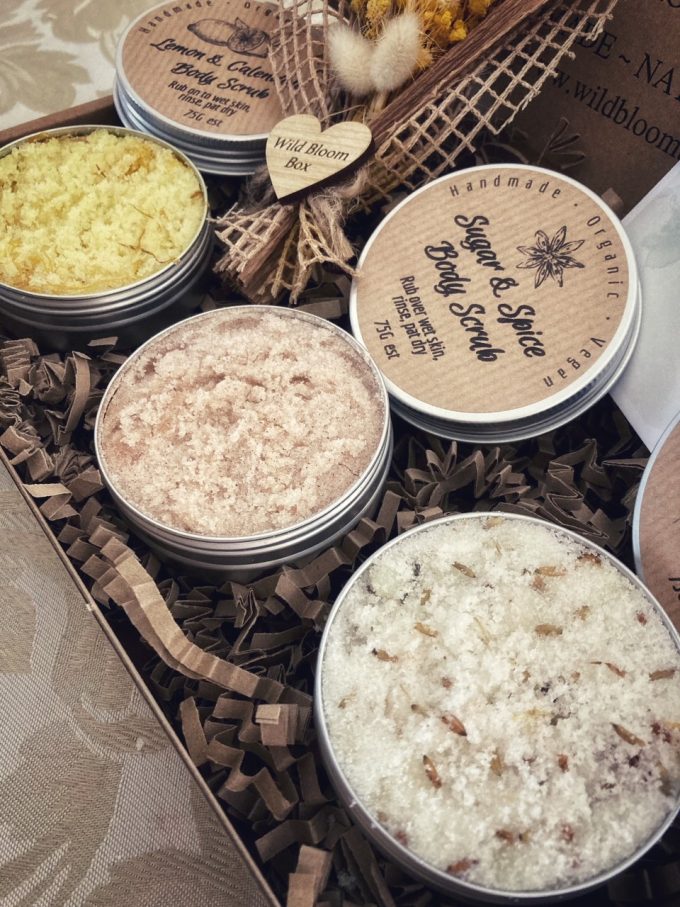 Trio of Body Scrubs Hamper