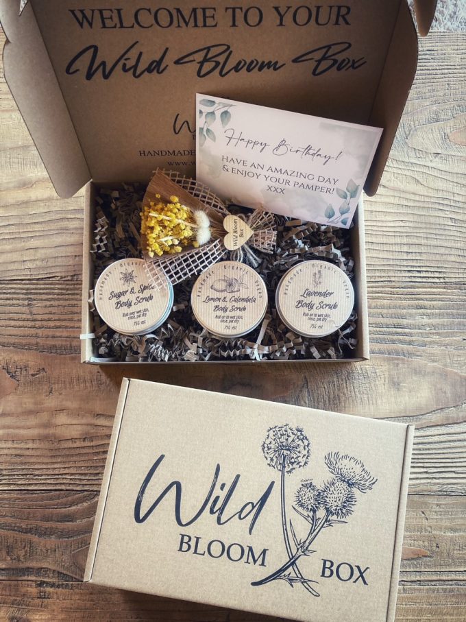 Trio of Body Scrubs Hamper