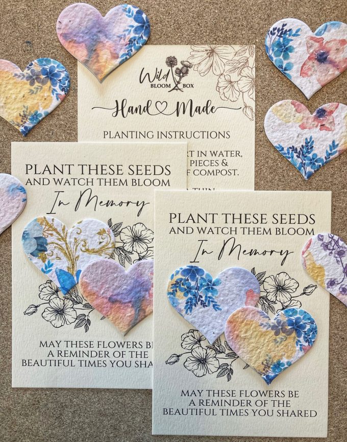A6 Memorial Card (Plantable)