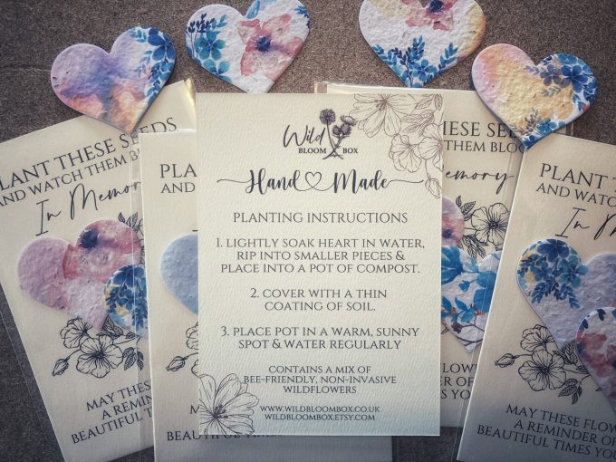 A6 Memorial Card (Plantable)
