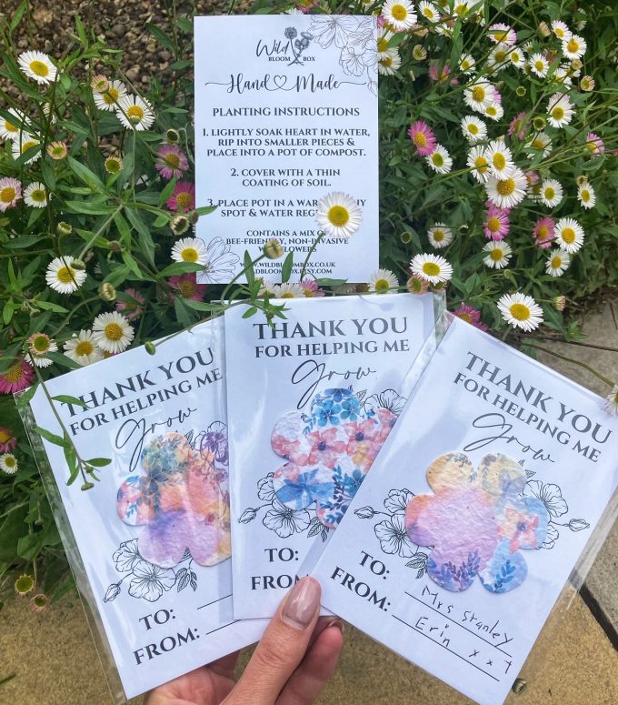3-Pack Plantable Teacher Thank You's